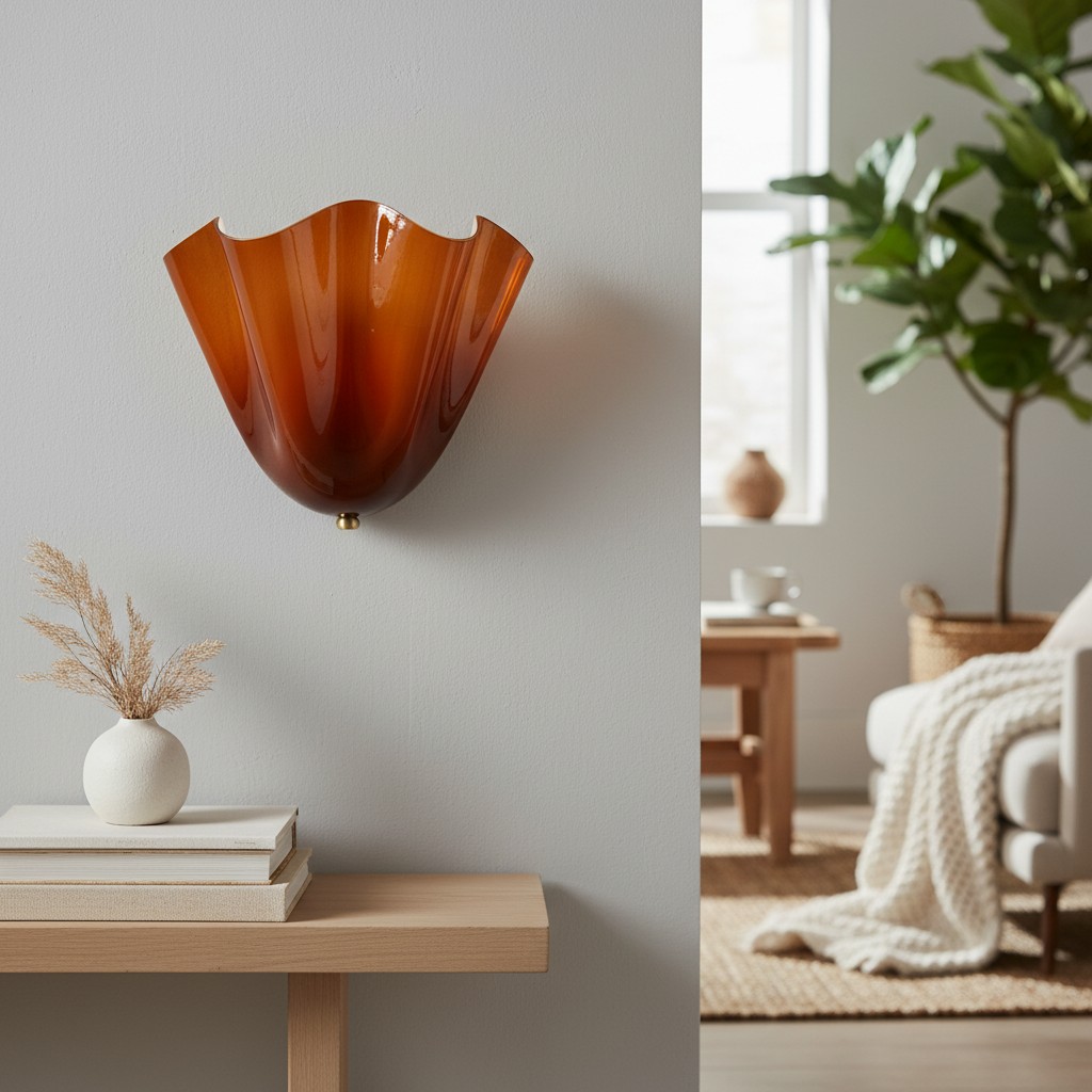 Bellina wandlamp in een warme zithoek