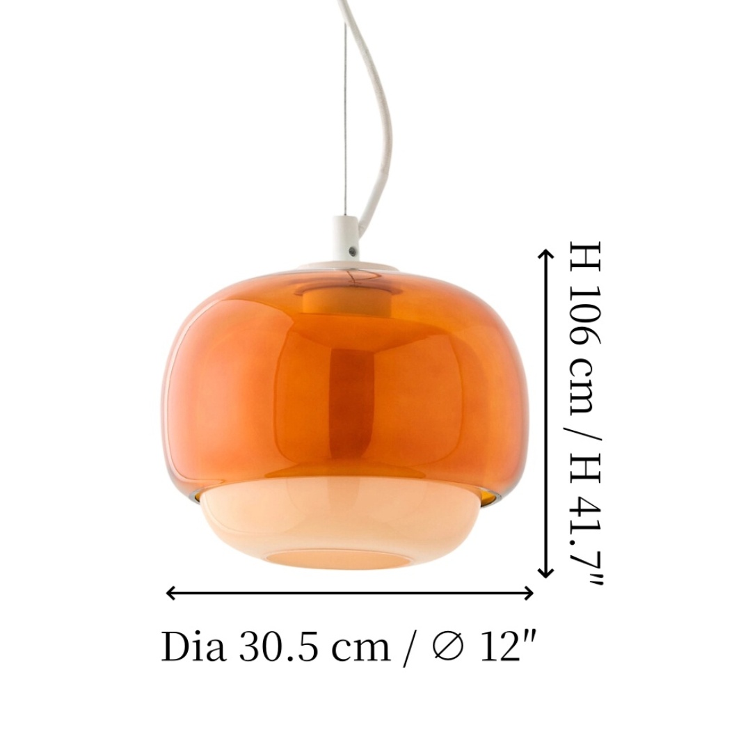Middelgrote Clinco hanglamp met diameter 30,5 cm