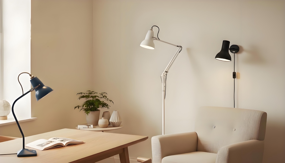Modryx lampen in een interieur
