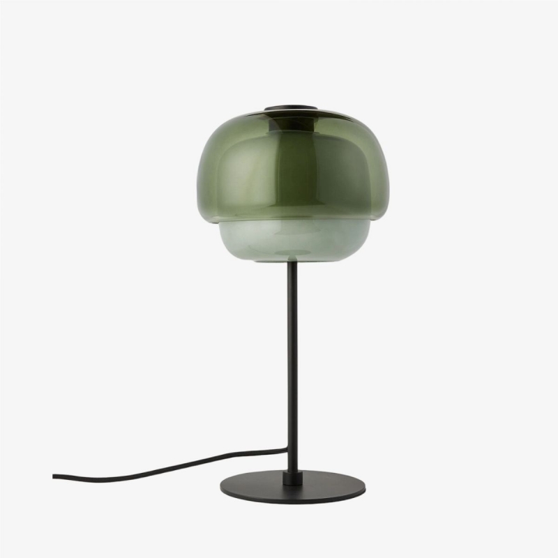Clinco tafellamp in groen glas