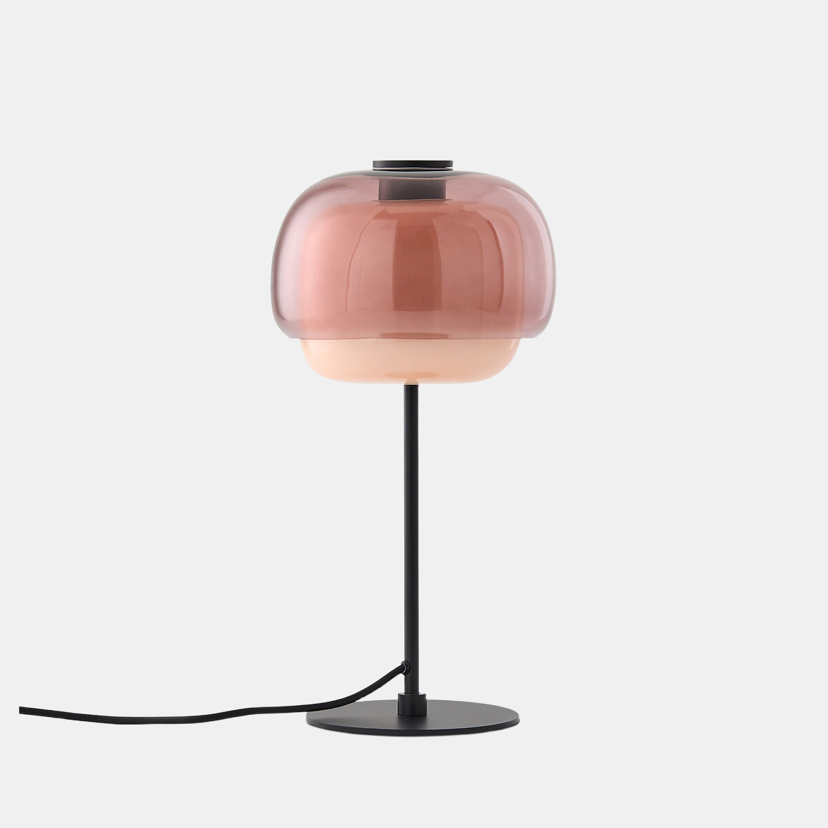Clinco tafellamp in nude glas
