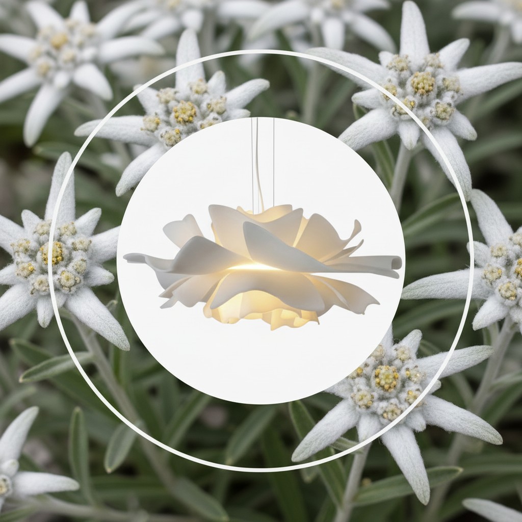 Witte Blossenari hanglamp