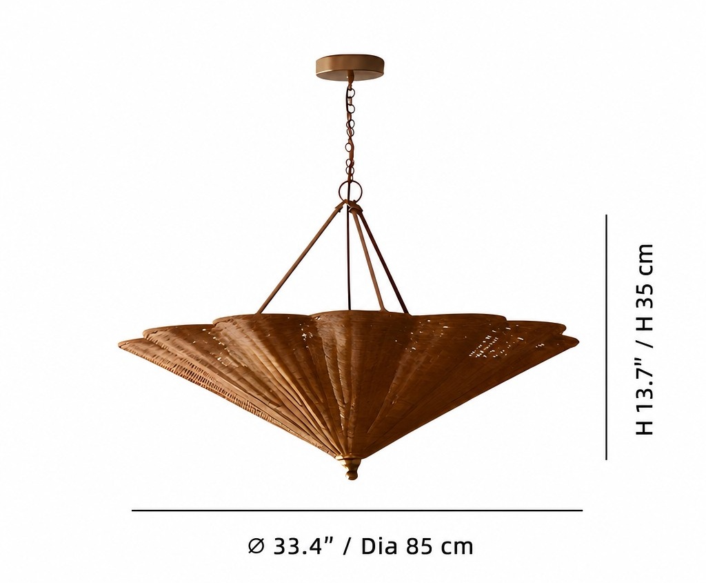 Kavira kroonluchter maat Diameter 85 cm x H 35 cm