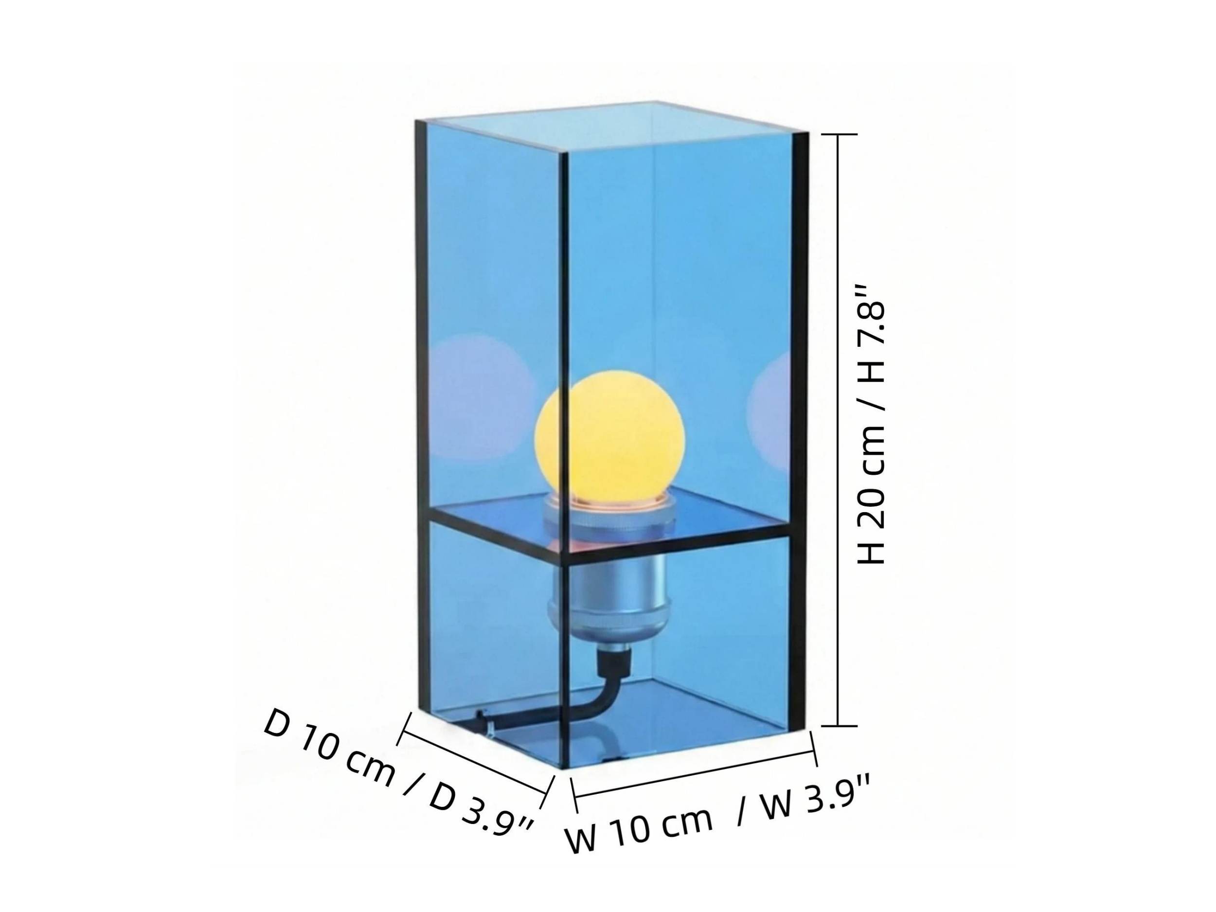 Afmeting B 10 cm D 10 cm H 20 cm