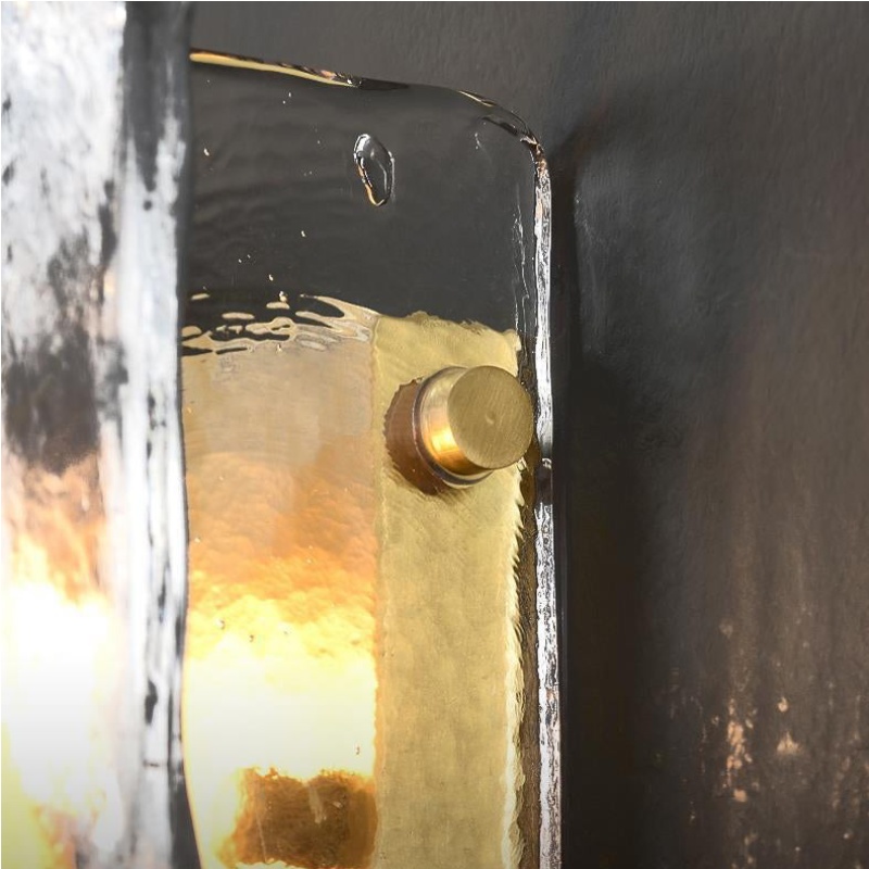 Lumiridge metalen bevestiging en glasdetail
