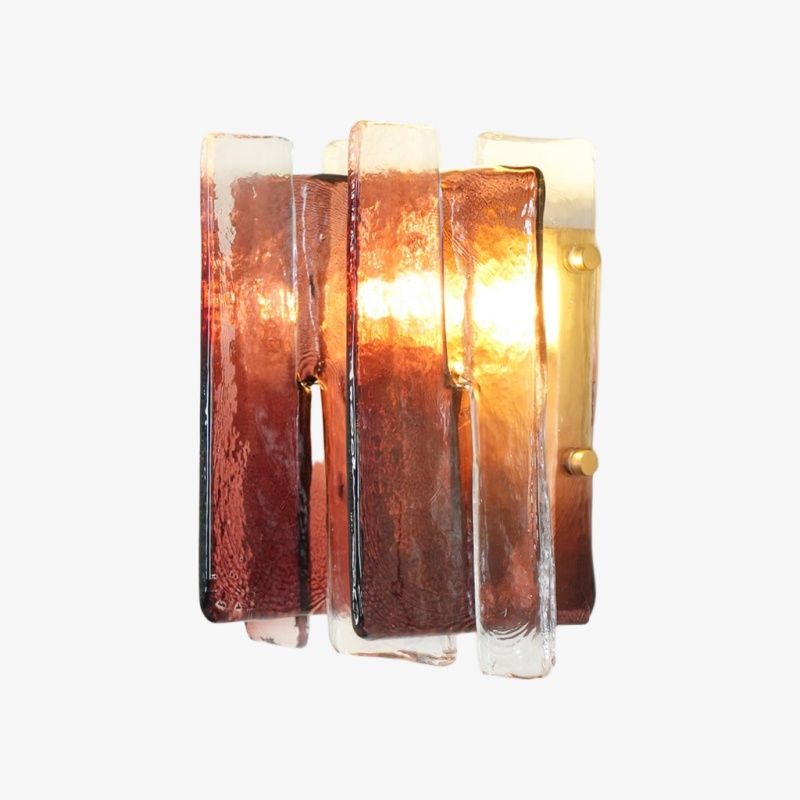Lumiridge wandlamp gemengde glaskleuren