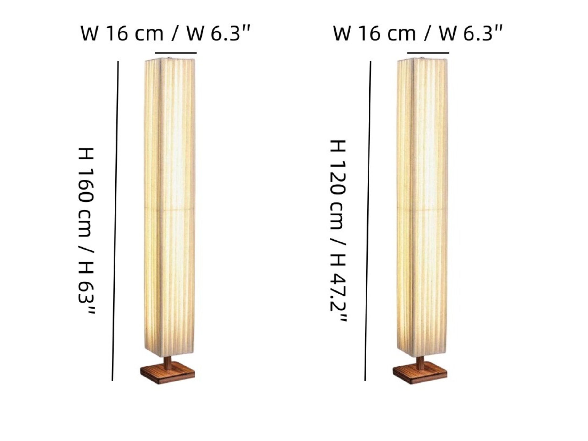 Afmetingen van de Bailey vloerlamp