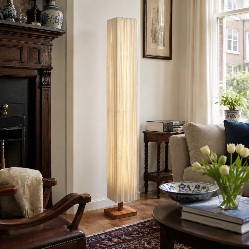 Bailey vloerlamp in een zithoek