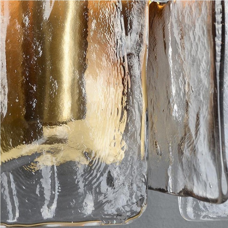 Lumiridge getextureerd glas van dichtbij