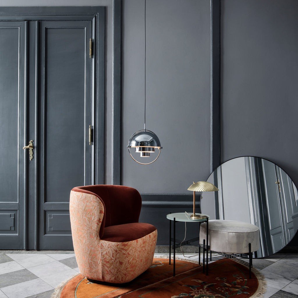 Danish Rotatable Metal Pendant Light S7