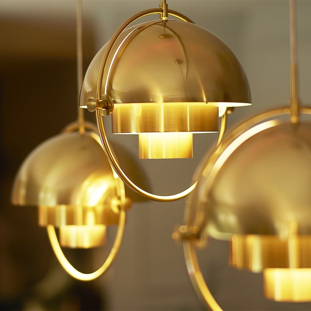 Danish Rotatable Metal Pendant Light S7