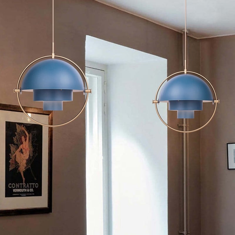 Danish Rotatable Metal Pendant Light S7