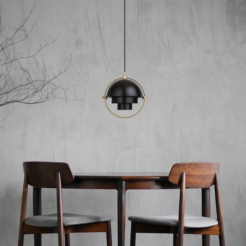Danish Rotatable Metal Pendant Light S7