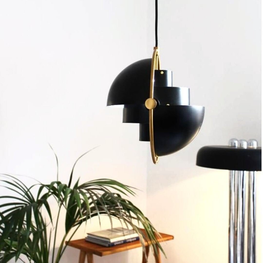 Danish Rotatable Metal Pendant Light S7