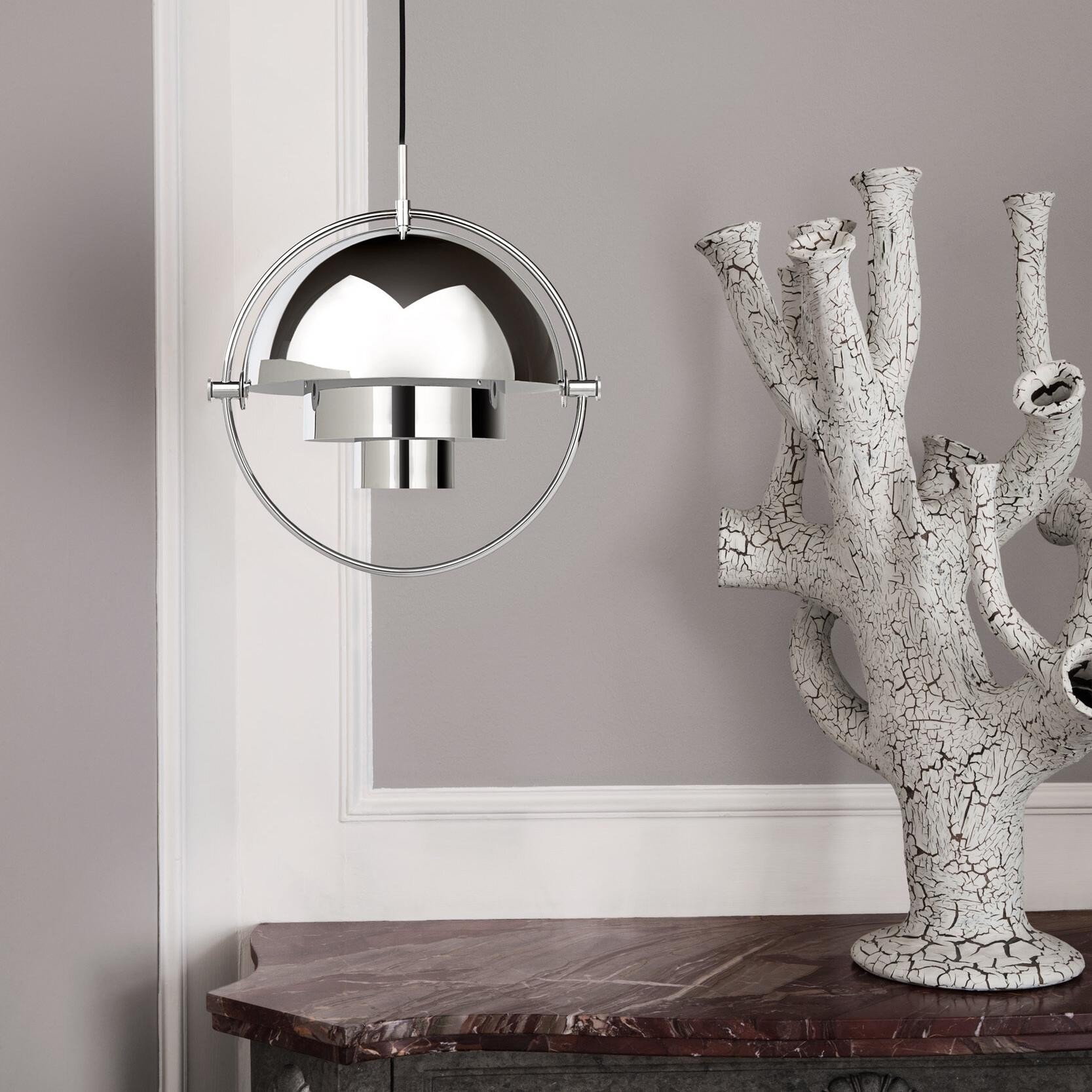 Danish Rotatable Metal Pendant Light S7