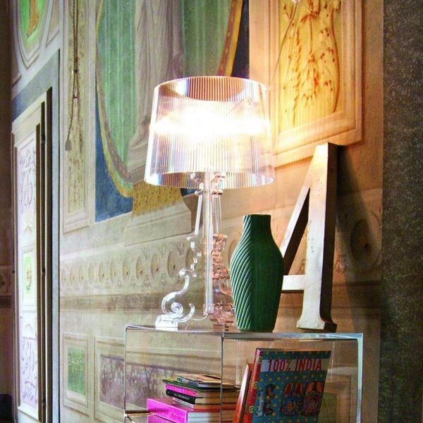 Bourgie Acrylic Table Lamp Transparent