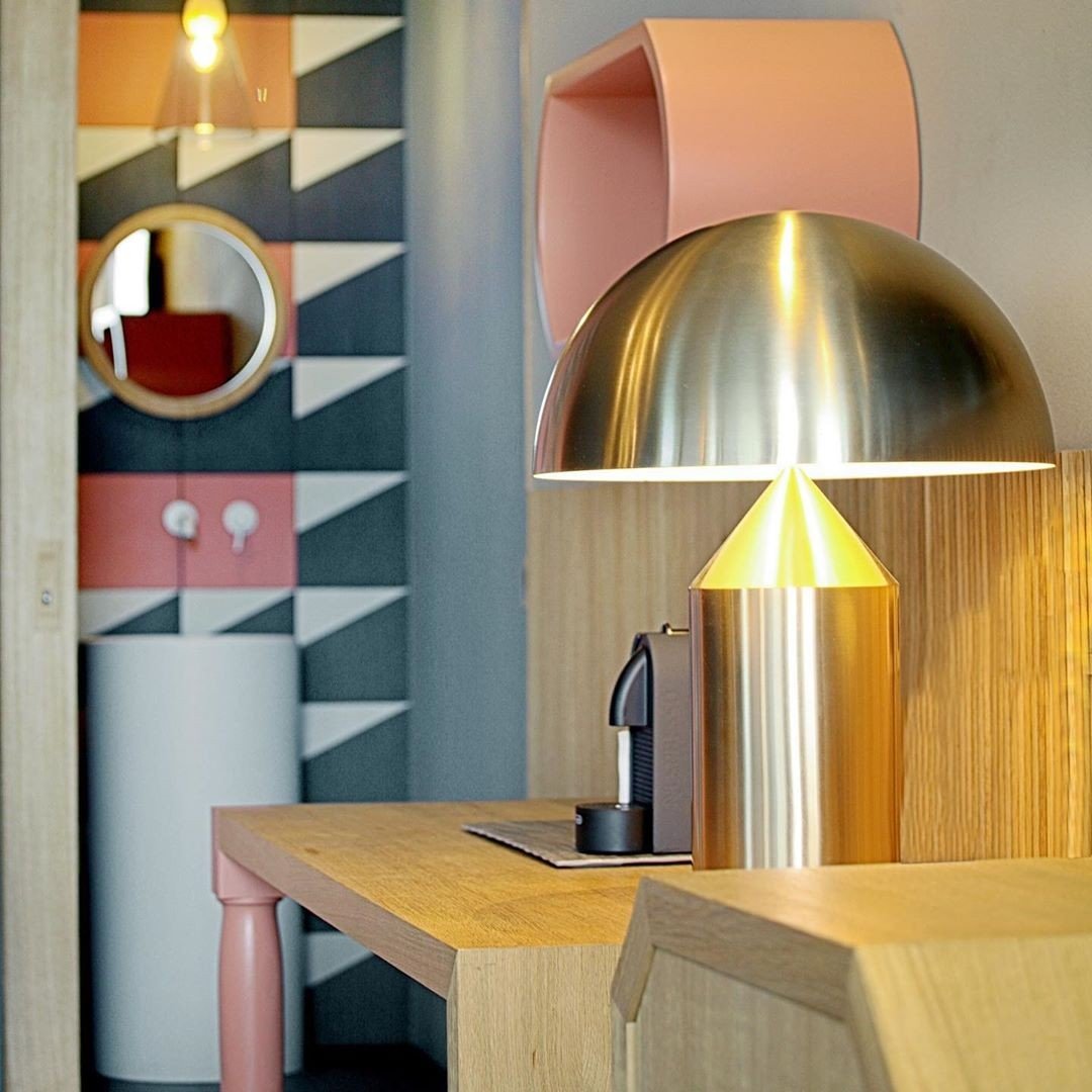 Atollo Mushroom Bedside Table Lamp