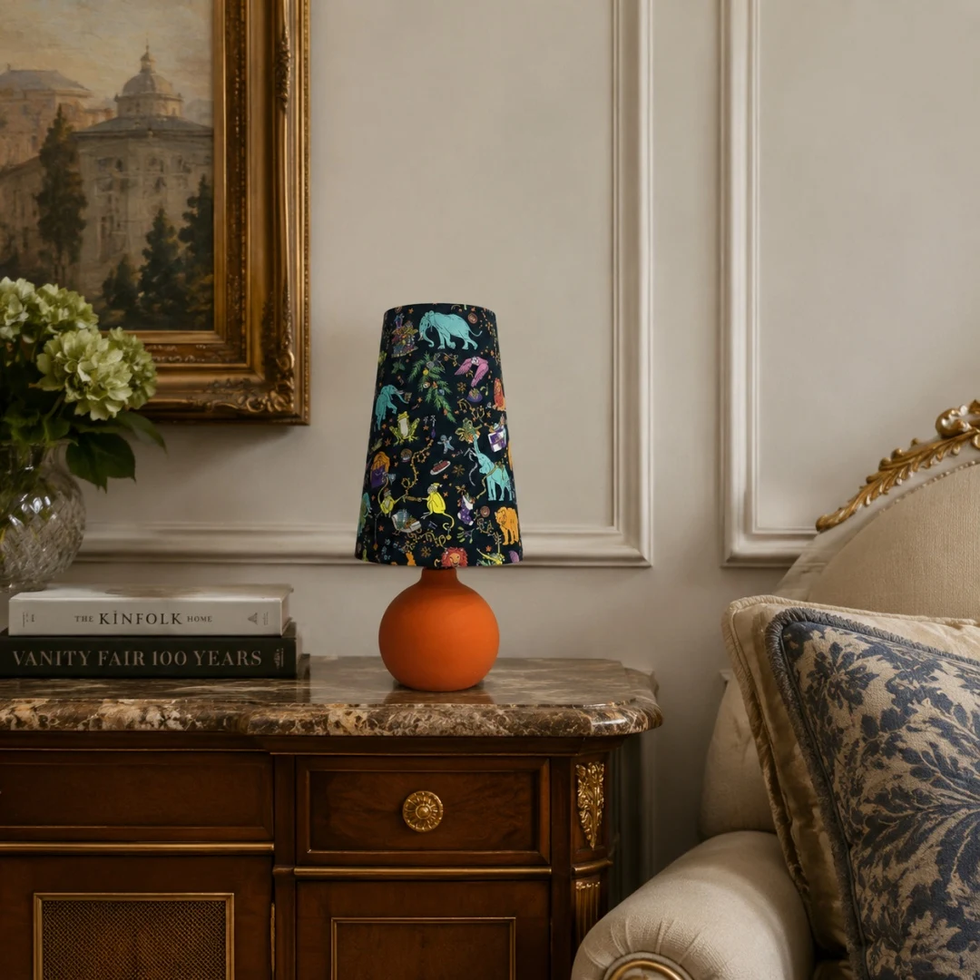 colorful fabric table lamp