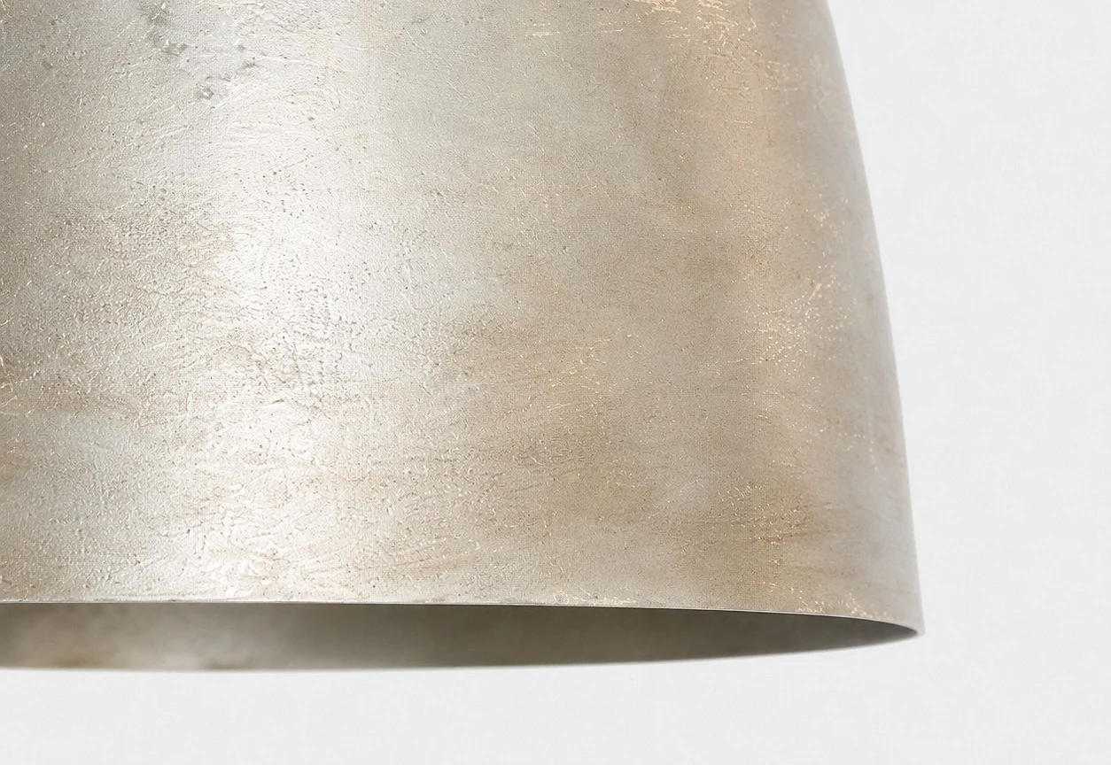 Vintage Distressed Metal Dome Pendant Light