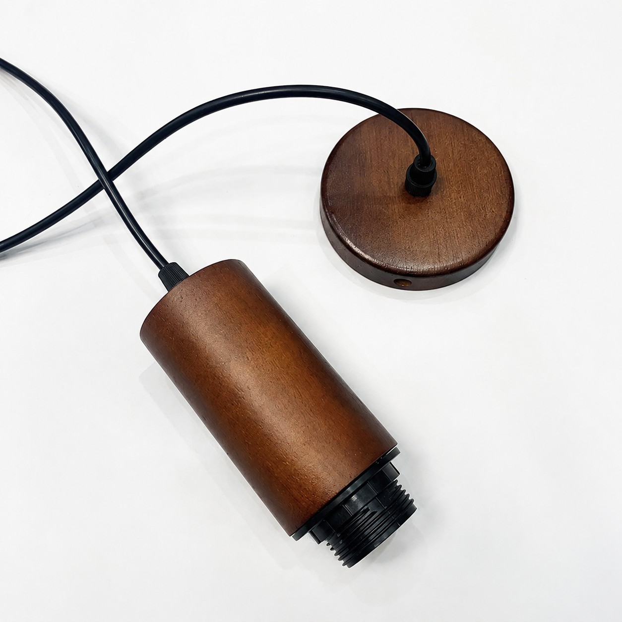 Fabric drum pendant light 08