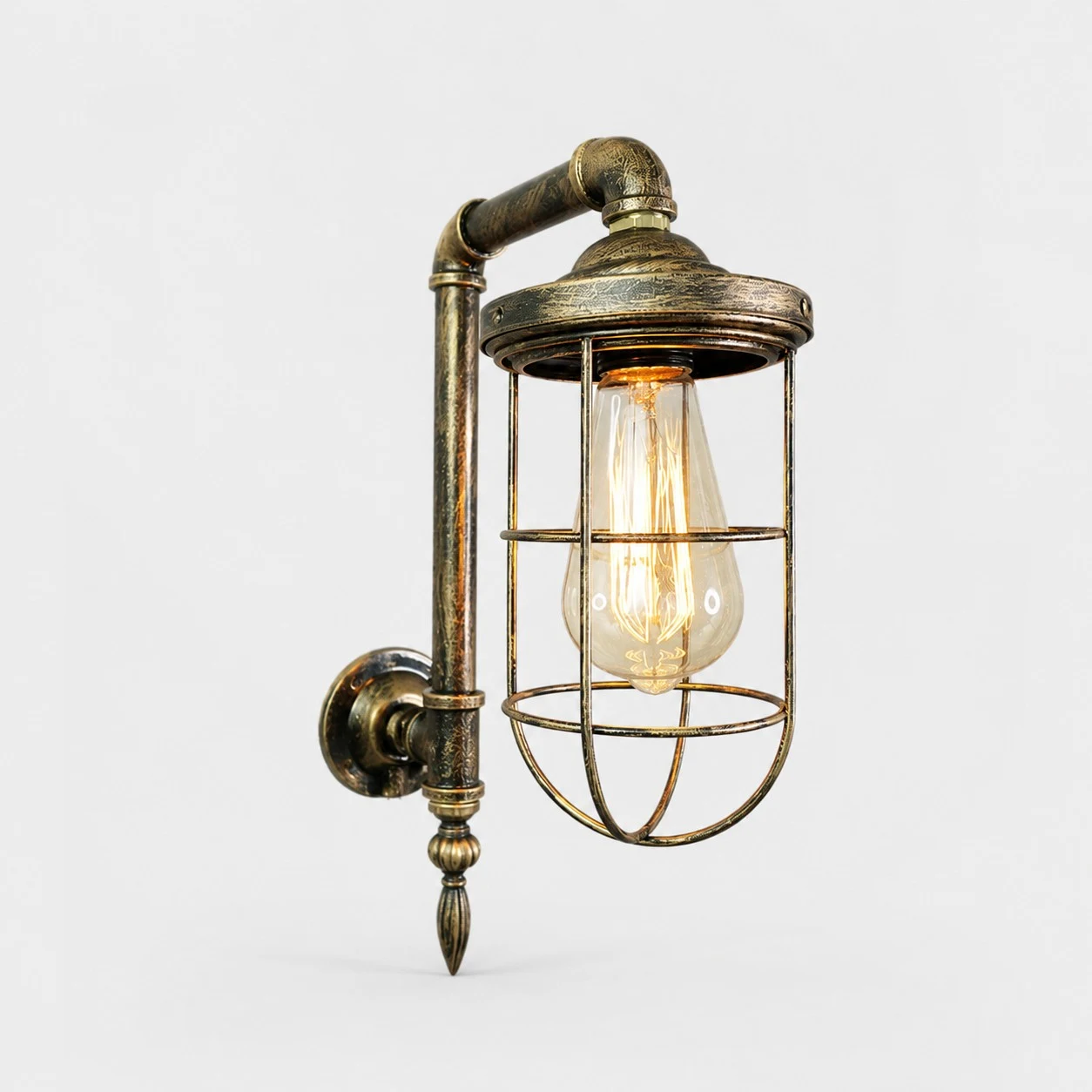 sku white background - antique brass