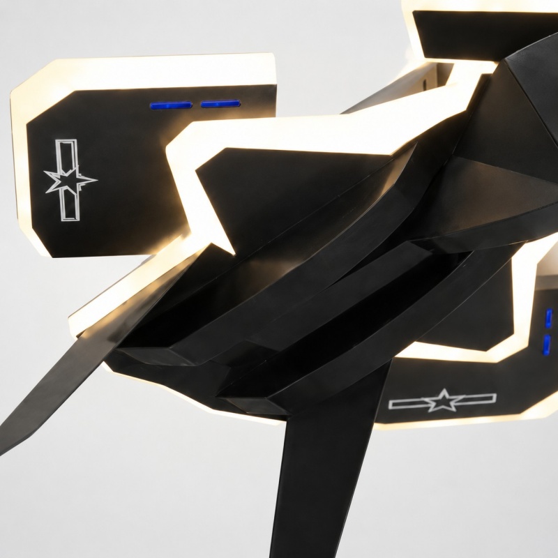 Jet fighter LED ceiling light