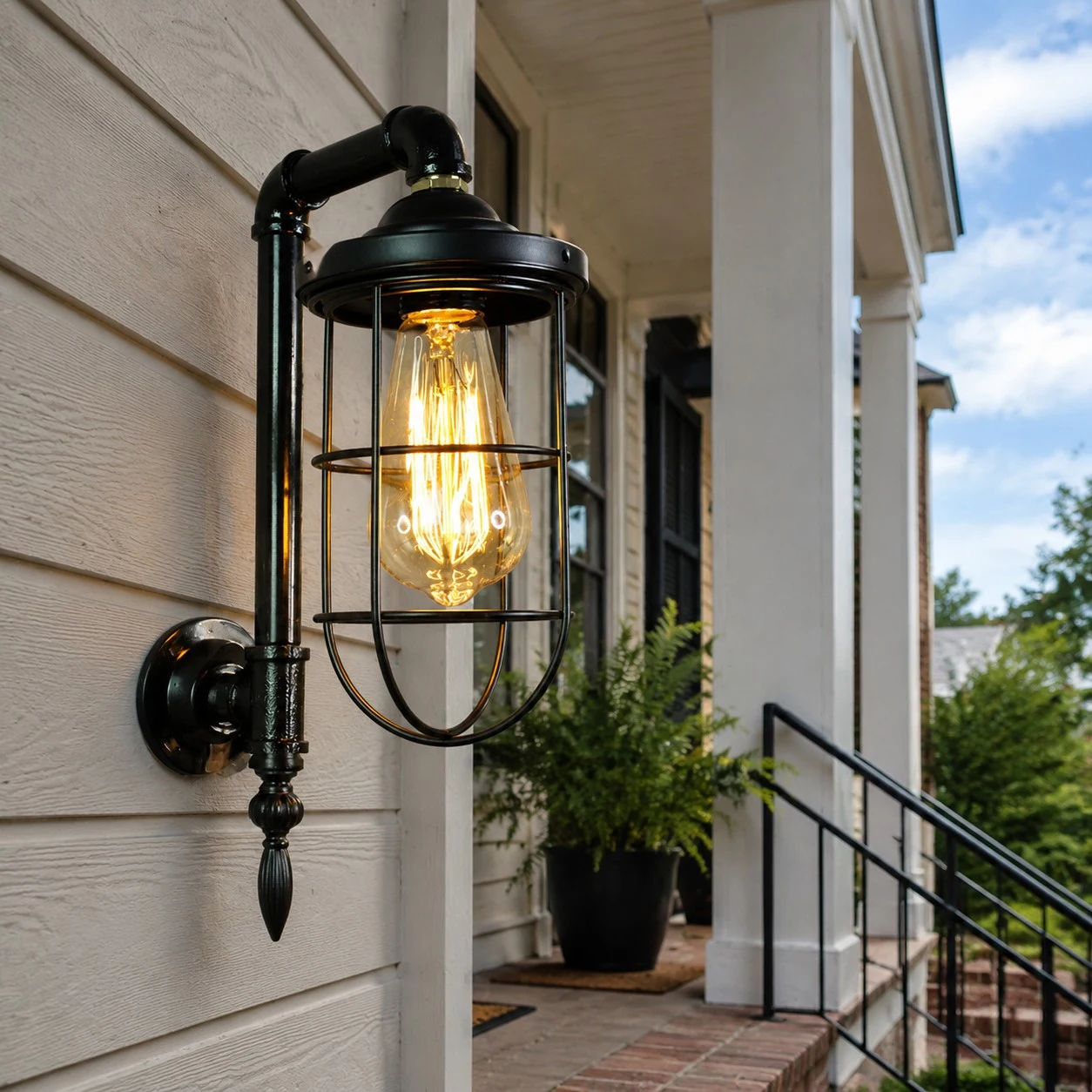 scene - covered porch