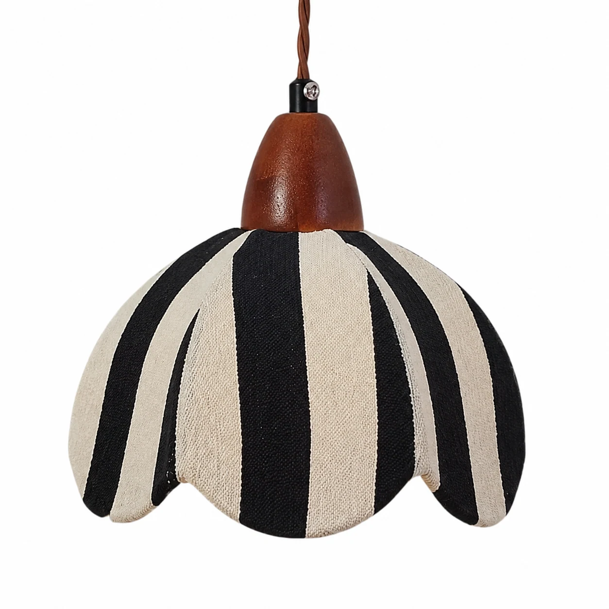 detail striped fabric shade
