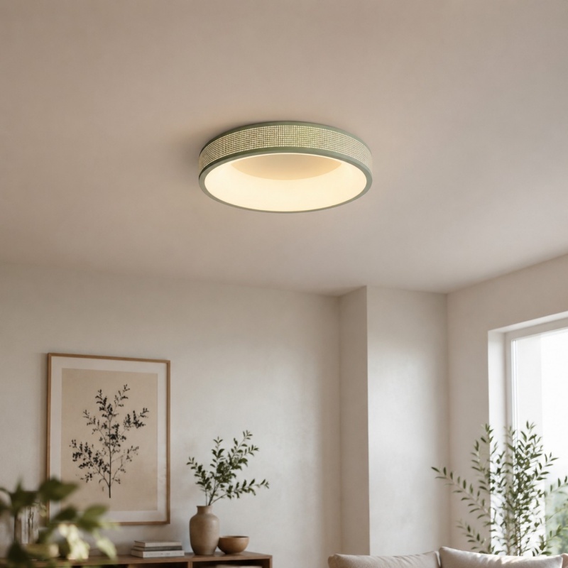 woven halo ceiling light 2