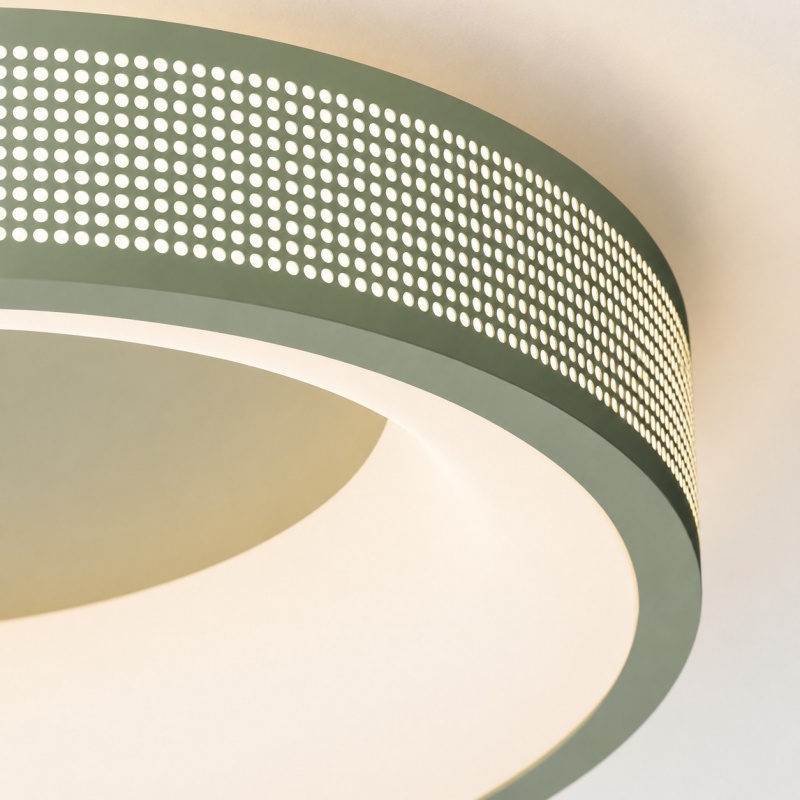 woven halo ceiling light 1
