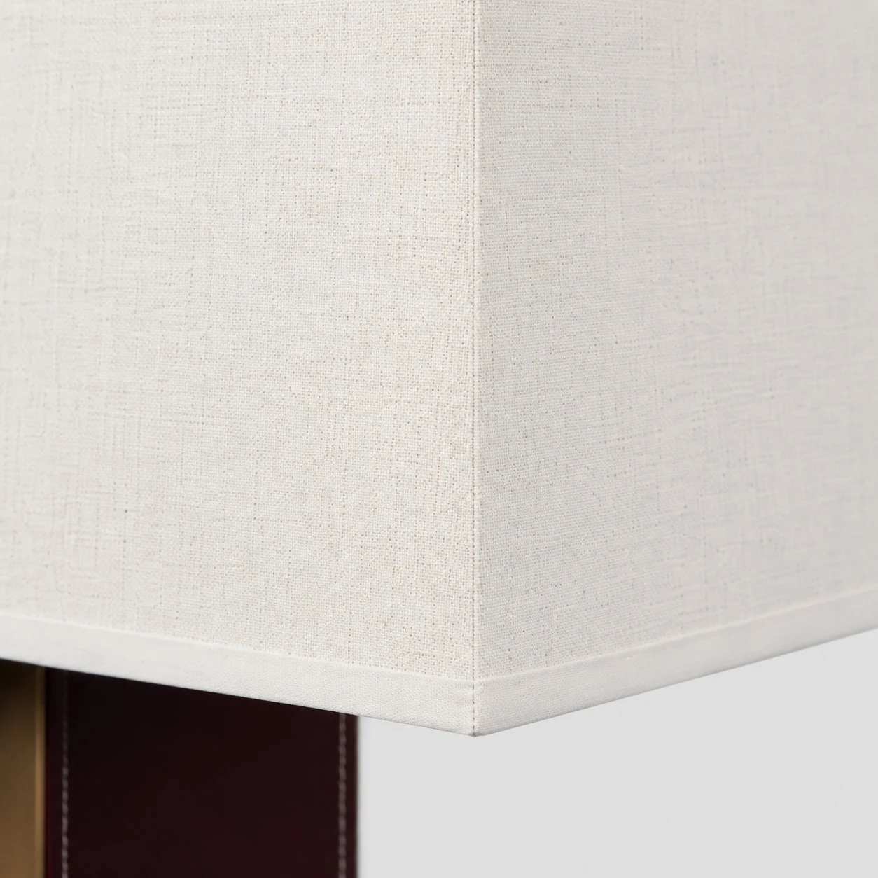 detail - white fabric shade texture