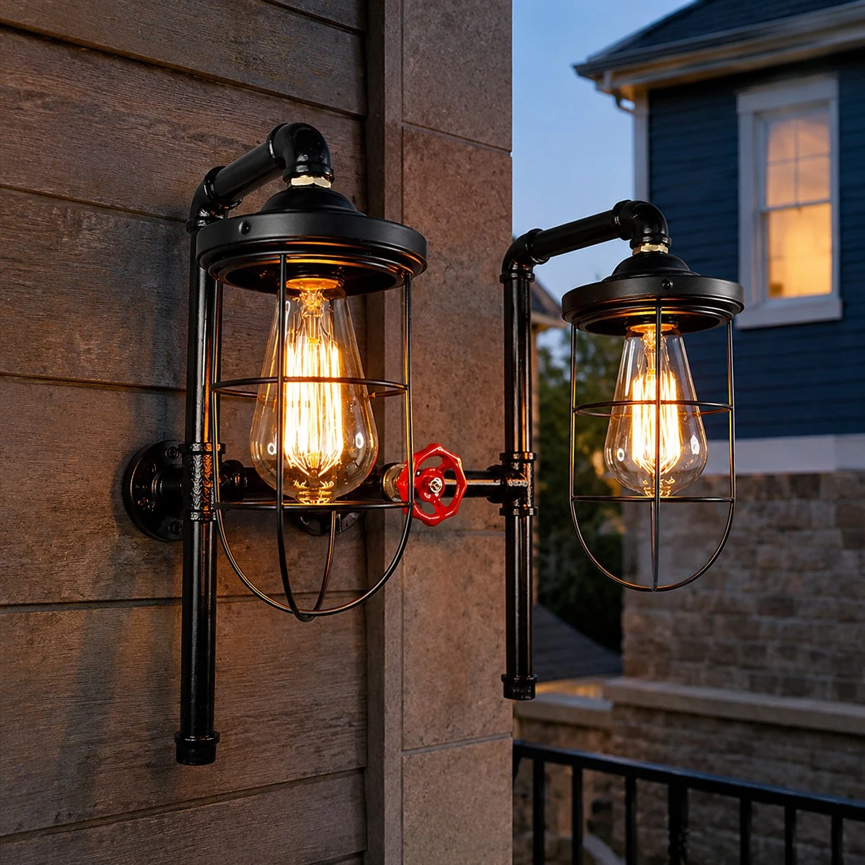 scene - exterior wall pair