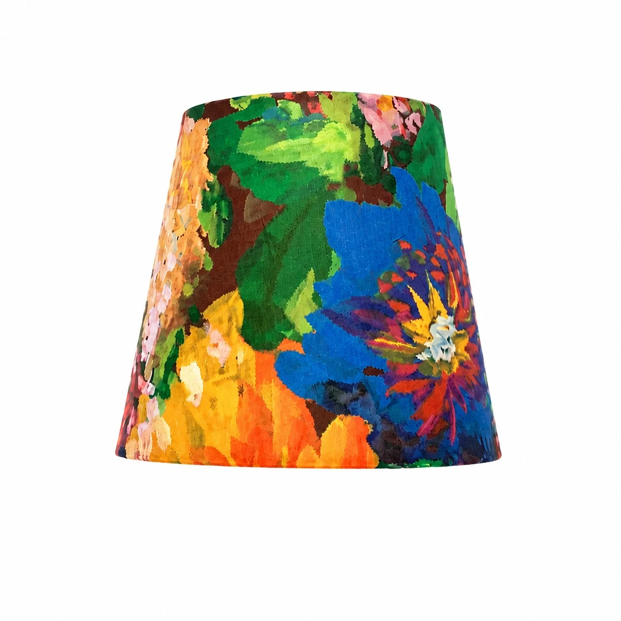 Vivid Floral Fabric Close Detail