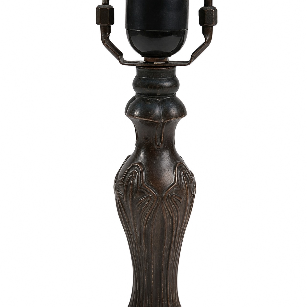 Vintage Tiffany stained glass table lamp
