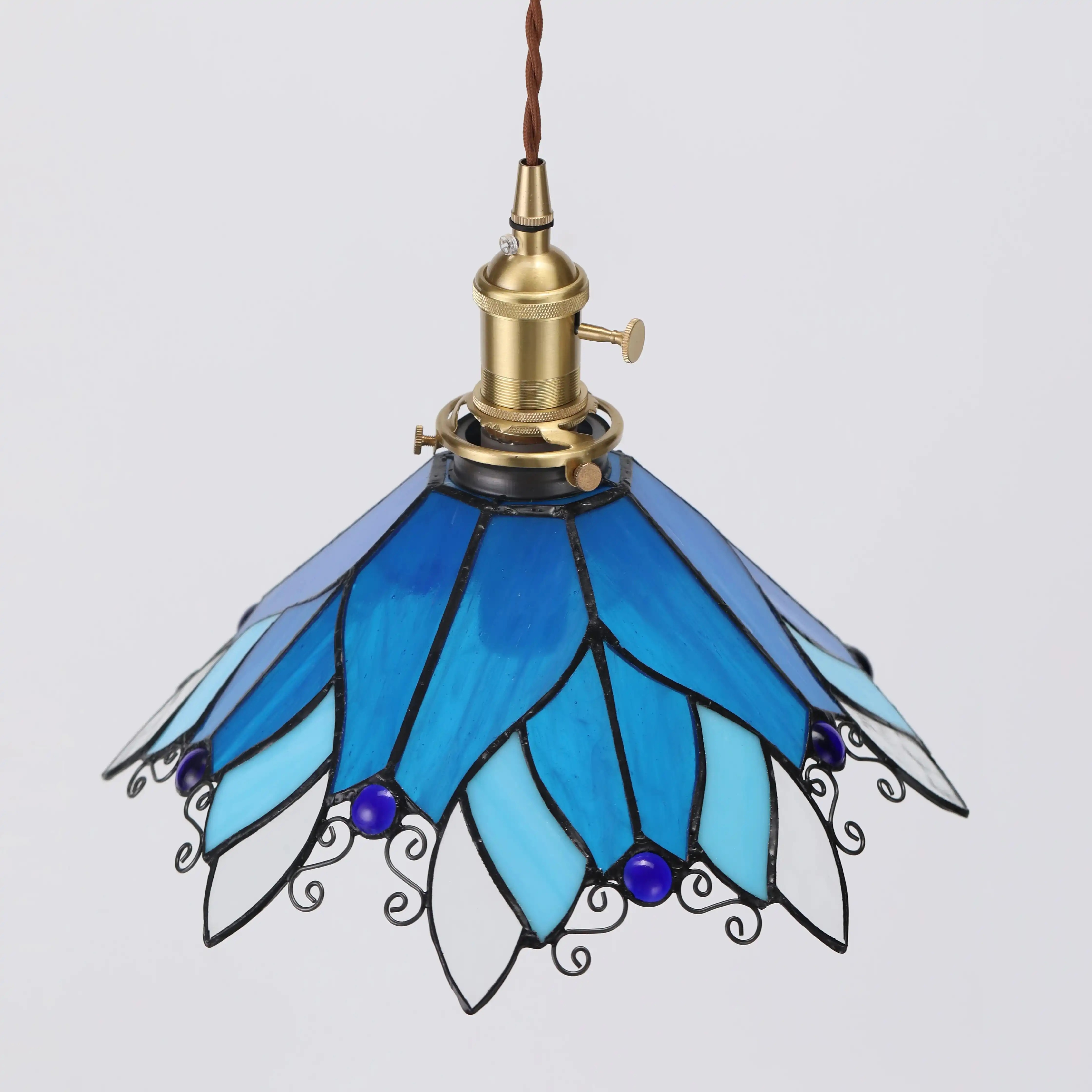 Handcrafted Stained Glass Pendant Light Collection