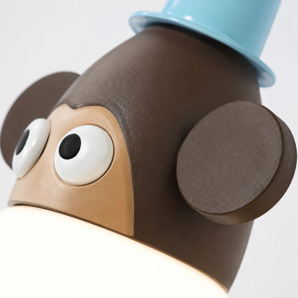 Animal LED pendant light shade detail