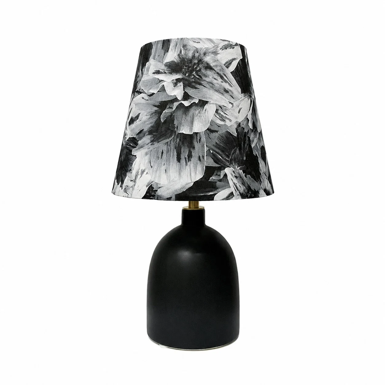 Black White Floral