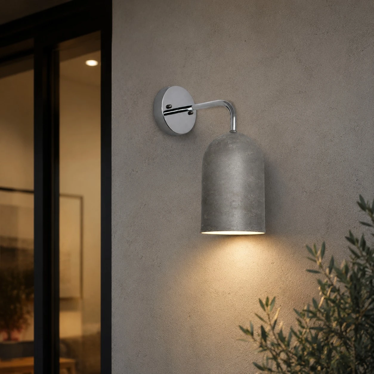 Vintage wall sconce installation scene