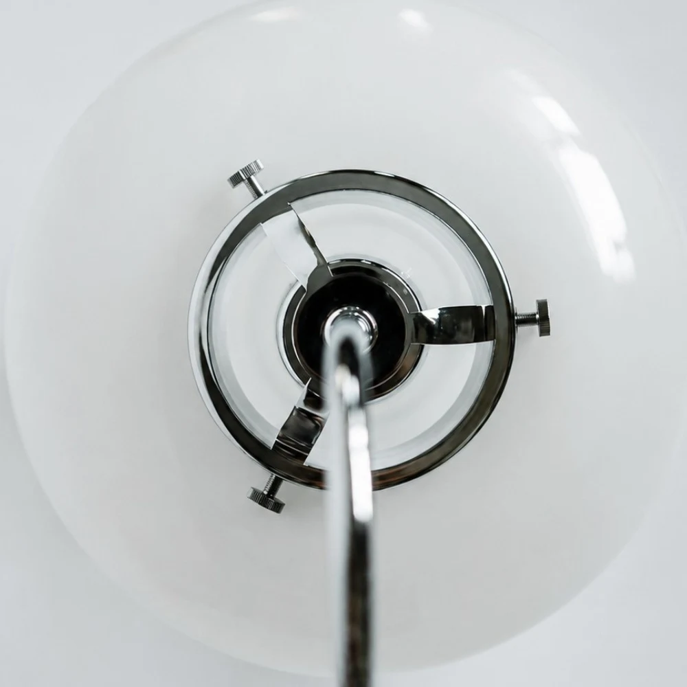 Vintage Opal Glass Wall Sconce