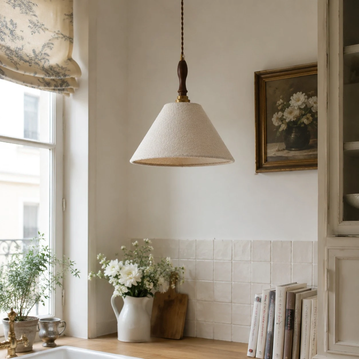 Window nook pendant installation scene