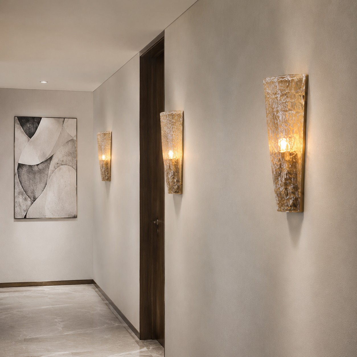 hallway installation scene