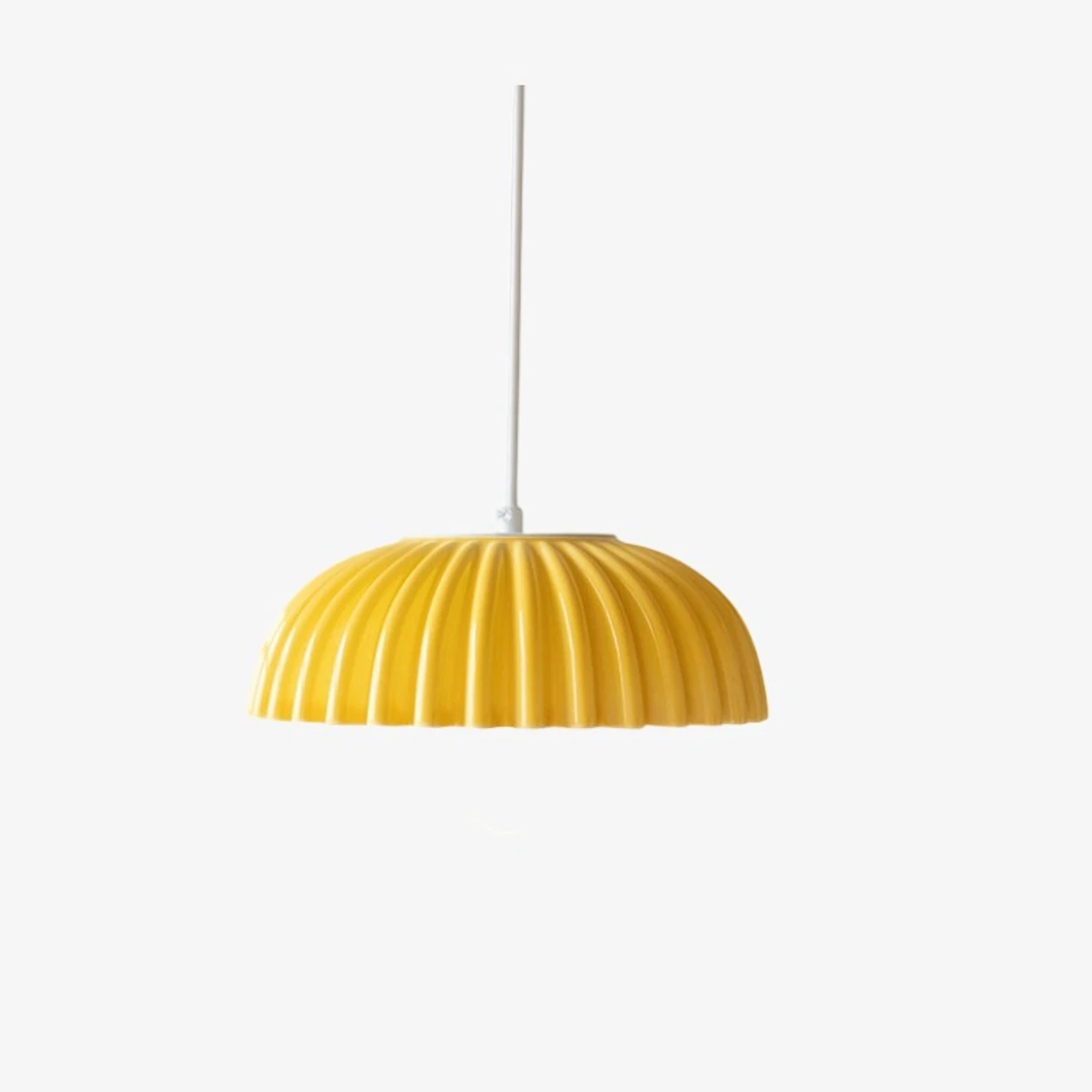 Ceramic pendant C style - 16 cm / 6.3 in