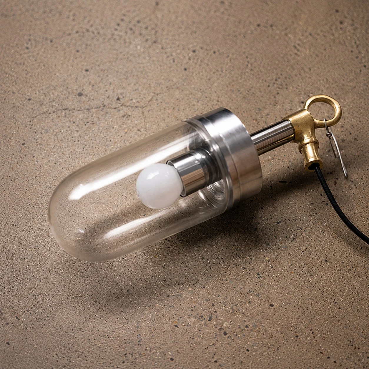 Modern clear glass pendant lamp image 9