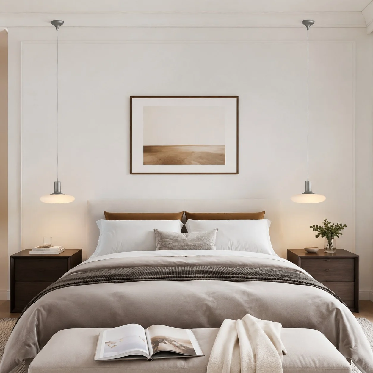 bedroom installation scene