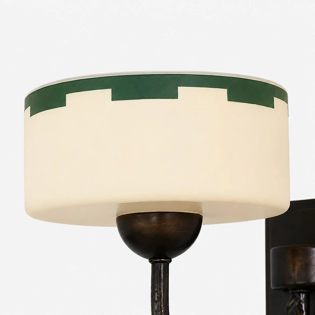 Pale Beige glass shade detail