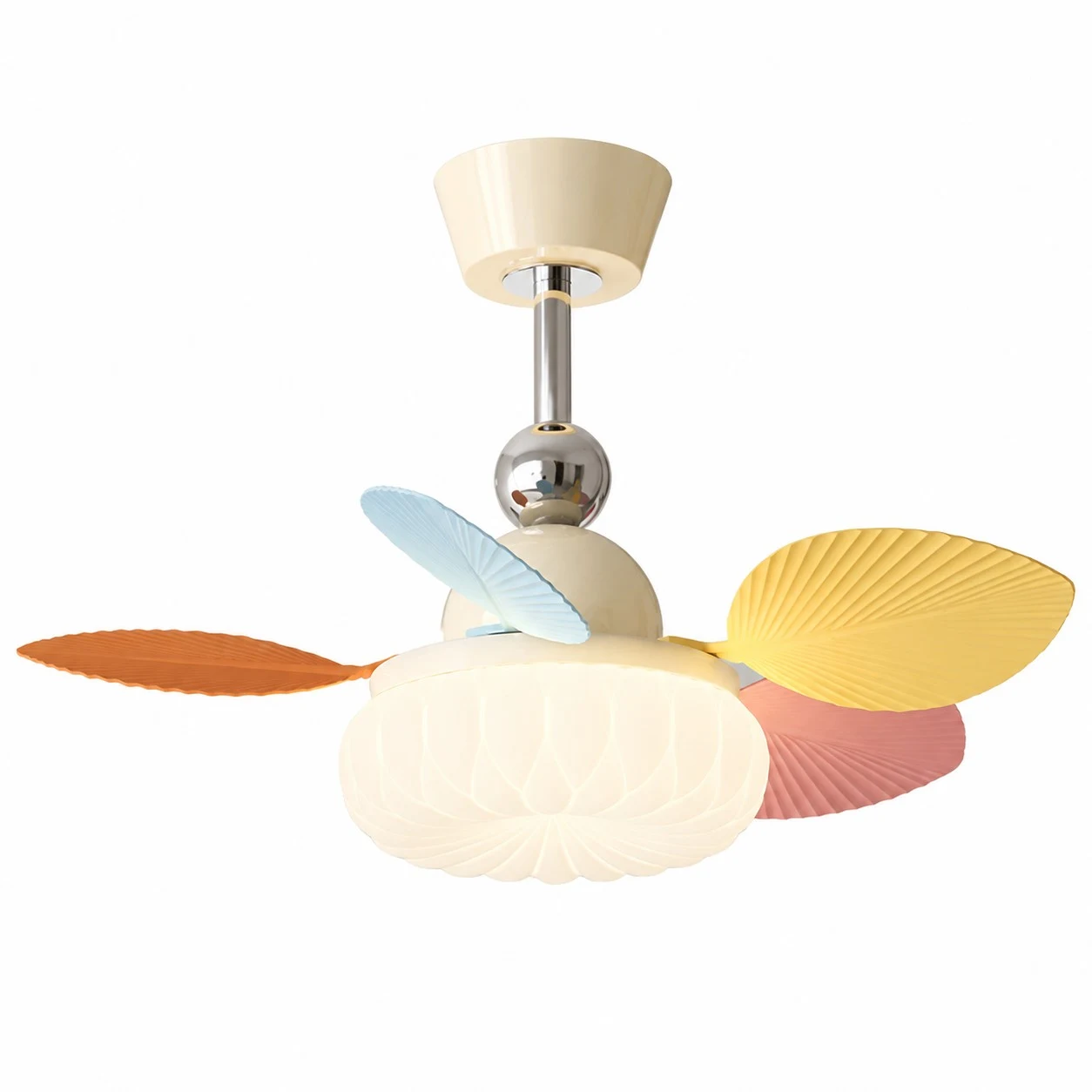 Style A 34 inch colorful ceiling fan lamp