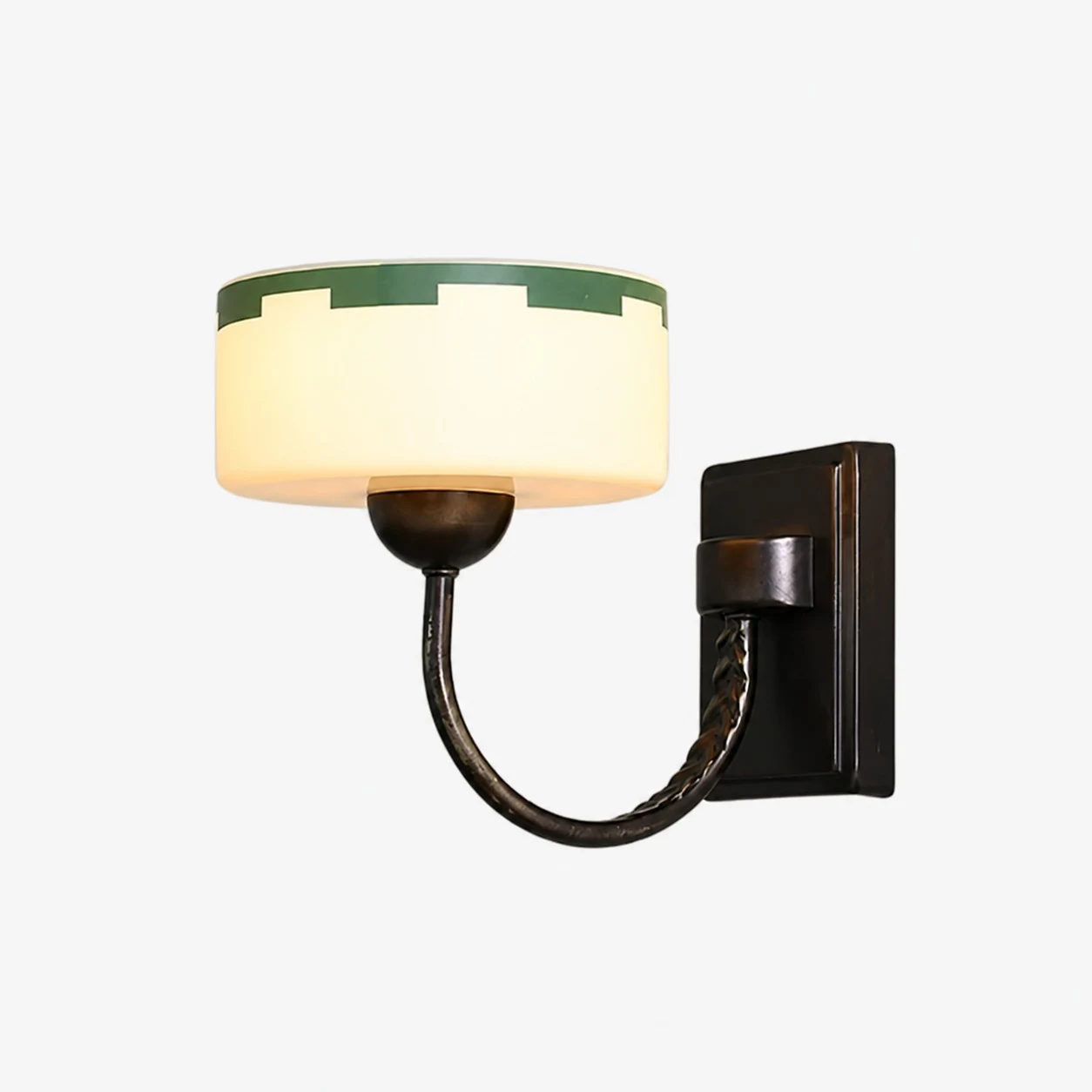 Pale Beige wall sconce full product view