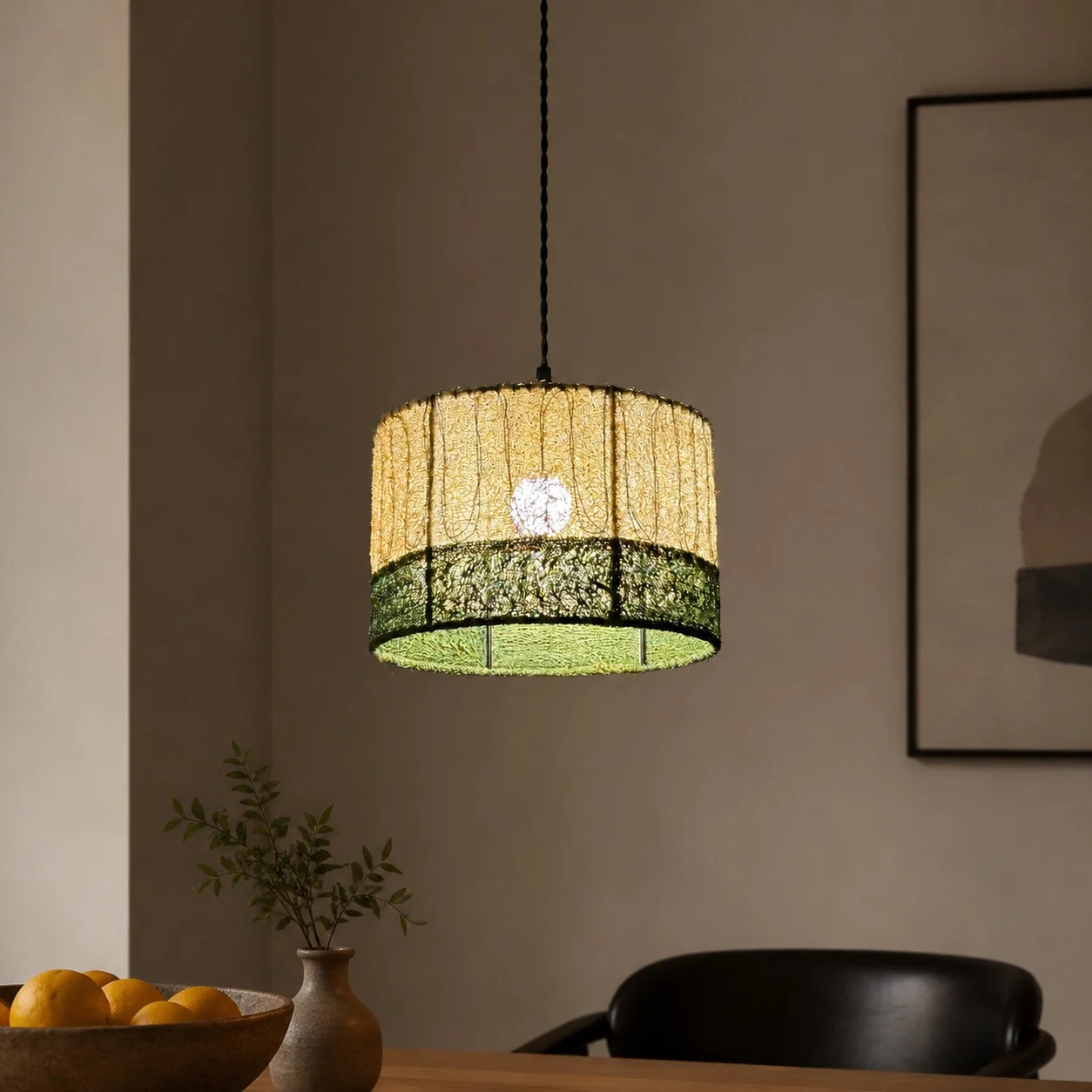 Loofah pendant shade product view