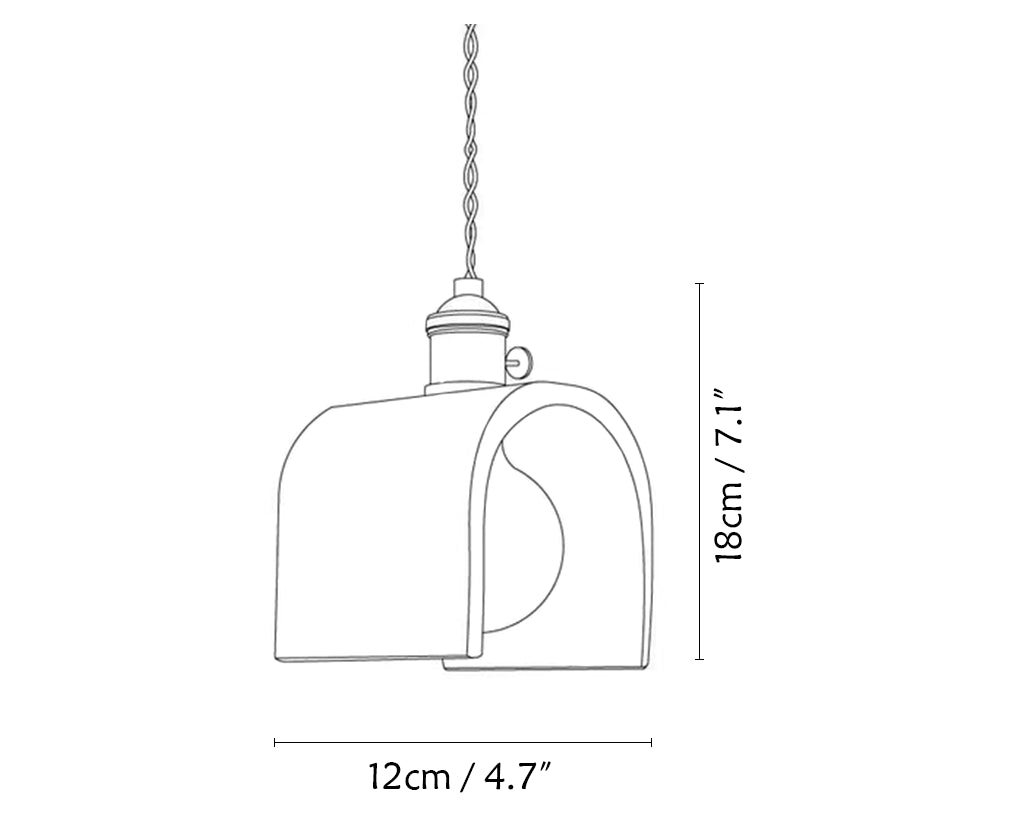 Travertine Alagusmo Pendant Lamp