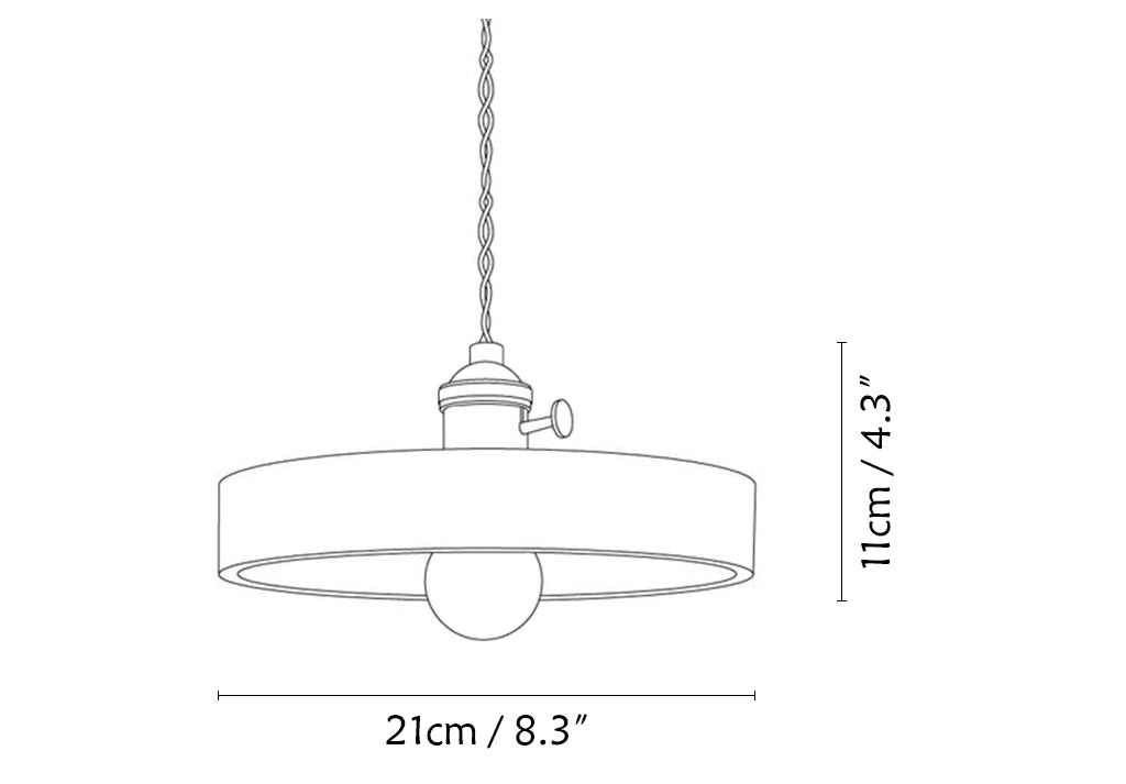 Travertine Alagusmo Pendant Lamp